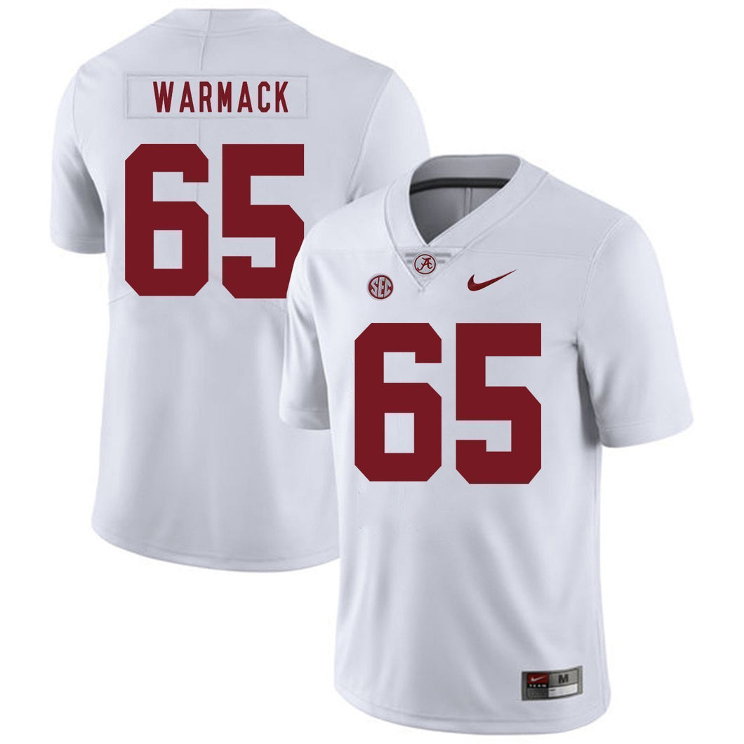 Chance Warmack Alabama Crimson Tide Football Jersey-White