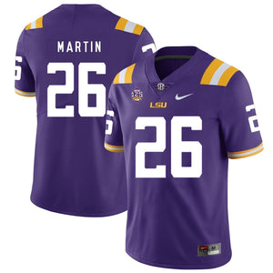 Ronald Martin LSU Tigers Football Jersey - Purple