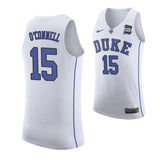 Alex O'Connell Duke Blue Devils 2019 Final Four Basketball Jersey - White