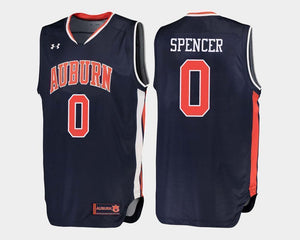 Horace Spencer Auburn Tigers Basketball Jersey