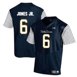 Tony Jones Notre Dame Fighting Irish Football Jersey Navy Stripe