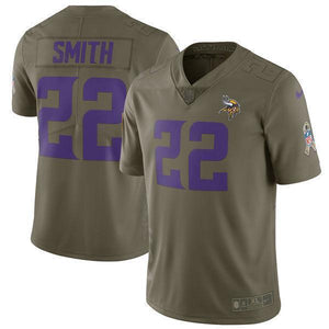 Harrison Smith Minnesota Vikings Salute To Service Limited Jersey - Olive