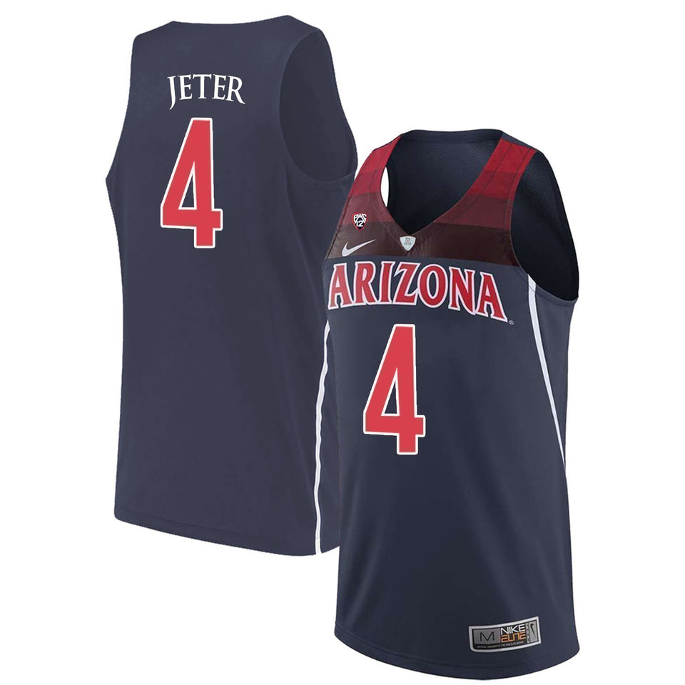 Chase Jeter Arizona Wildcats Basketball Jersey-Navy