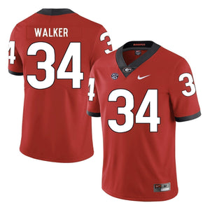 Herschel Walker Georgia Bulldogs Football Jersey Red