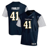 Matthias Farley Notre Dame Fighting Irish Football Jersey Navy Stripe