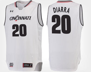 Mamoudou Diarra Cincinnati Bearcats Basketball Jersey-White