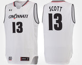 Tre Scott Cincinnati Bearcats Basketball Jersey-White