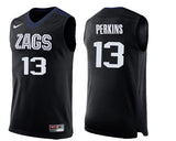 Josh Perkins Gonzaga Bulldogs Basketball Jersey - Black