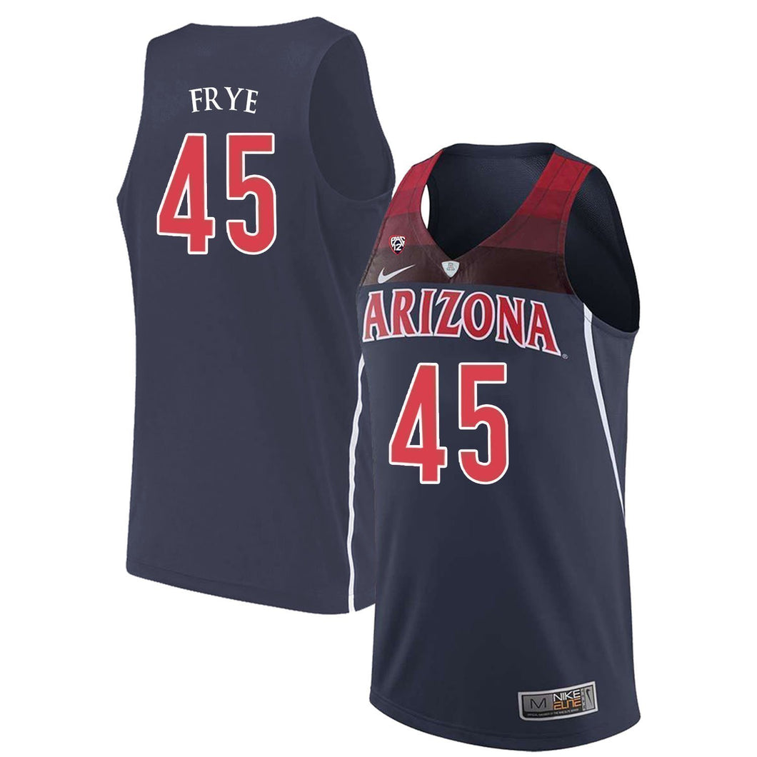 Channing Frye Arizona Wildcats Basketball Jersey-Navy