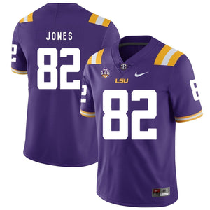 Kenan Jones LSU Tigers Football Jersey - Purple