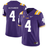 Kwon Alexander LSU Tigers Football Jersey - Purple