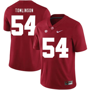 Dalvin Tomlinson Alabama Crimson Tide Football Jersey-Red