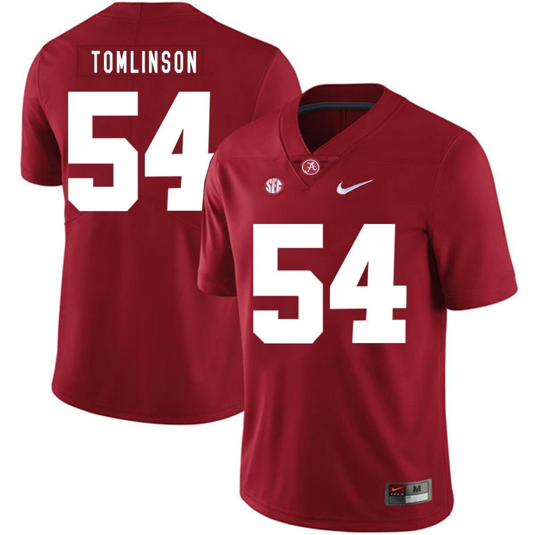 Dalvin Tomlinson Alabama Crimson Tide Football Jersey-Red