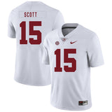 JK Scott Alabama Crimson Tide Football Jersey-White