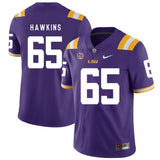 Jerald Hawkins LSU Tigers Football Jersey - Purple