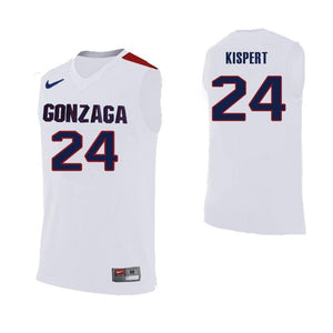 Corey Kispert Gonzaga Bulldogs Basketball Jersey-White