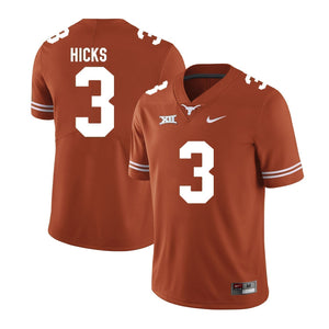 Jordan Hicks Texas Longhorns Football Jersey - Orange