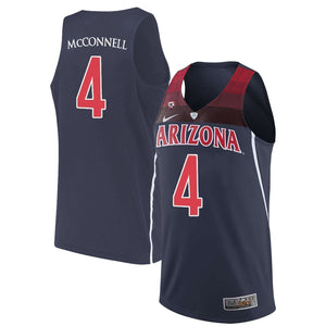 T.J. McConnell Arizona Wildcats Basketball Jersey-Navy