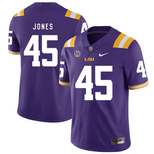 Deion Jones LSU Tigers Football Jersey - Purple