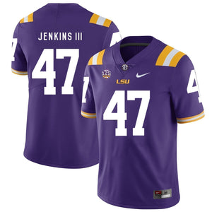 Nelson Jenkins III LSU Tigers Football Jersey - Purple