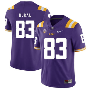 Travin Dural LSU Tigers Football Jersey - Purple