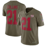 Landon Collins New York Giants Salute To Service Limited Jersey - Olive