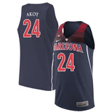 Emmanuel Akot Arizona Wildcats Basketball Jersey-Navy