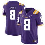 Patrick Queen LSU Tigers Football Jersey - Purple