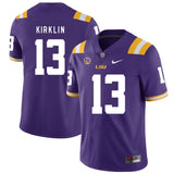 Jontre Kirklin LSU Tigers Football Jersey - Purple