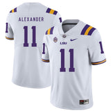 Terrence Alexander LSU Tigers Football Jersey - White