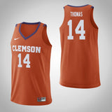 Elijah Thomas Clemson Tigers Basketball Jersey