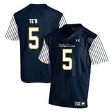 Manti Te'o Notre Dame Fighting Irish Football Jersey Navy Stripe