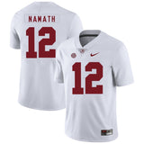 Joe Namath Alabama Crimson Tide Football Jersey-White