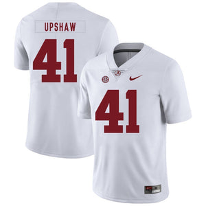 Courtney Upshaw Alabama Crimson Tide Football Jersey-White
