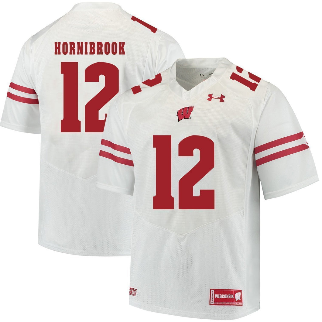 Alex Hornibrook Wisconsin Badgers Football Jersey White