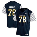 Ronnie Stanley Notre Dame Fighting Irish Football Jersey Navy Stripe
