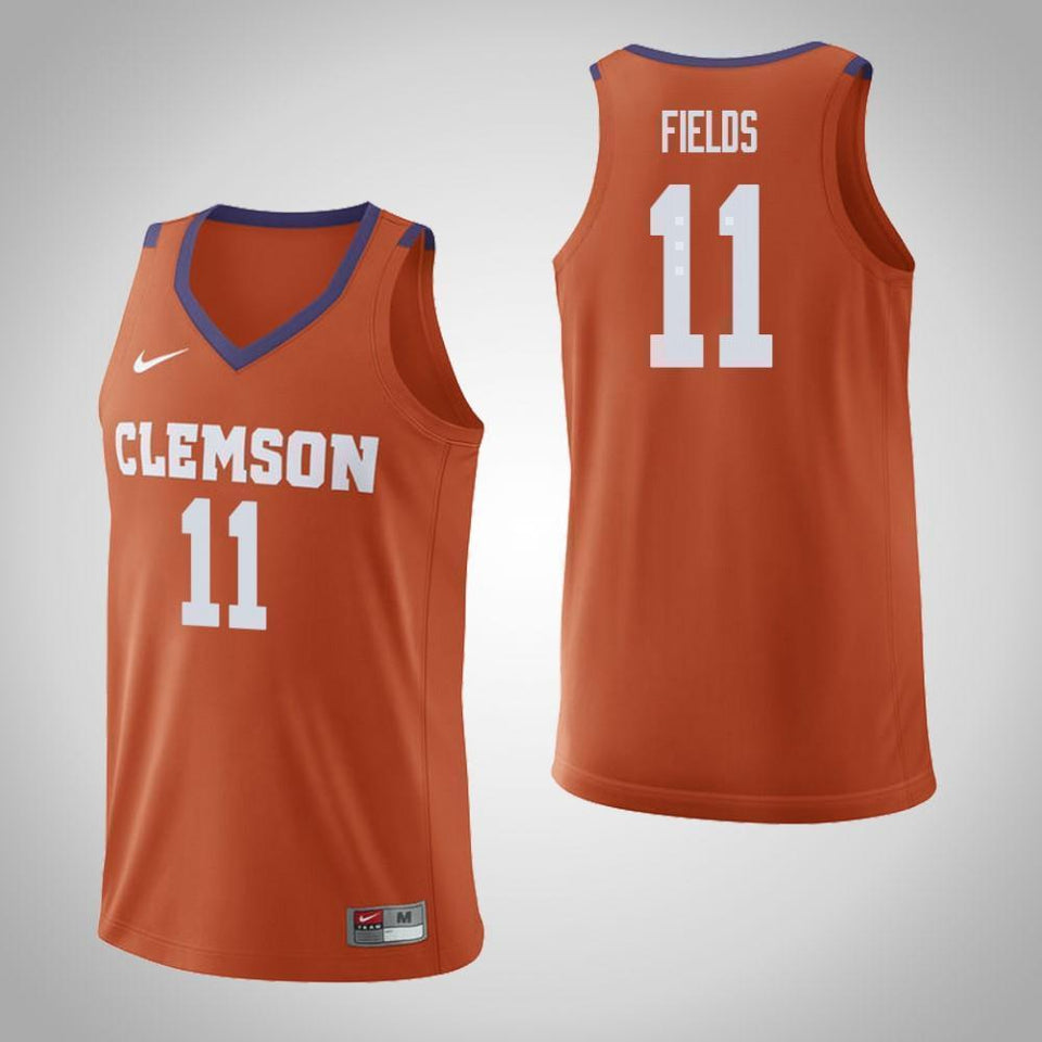 Isaac Fields Clemson Tigers Basketball Jersey