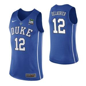 Javin DeLaurier Duke Blue Devils 2019 Final Four Basketball Jersey - Blue