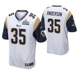 C.J. Anderson Los Angeles Rams Super Bowl LIII Game Jersey