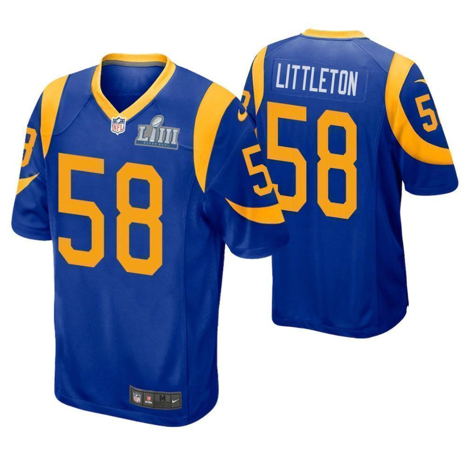 Cory Littleton Los Angeles Rams Super Bowl LIII Game Jersey