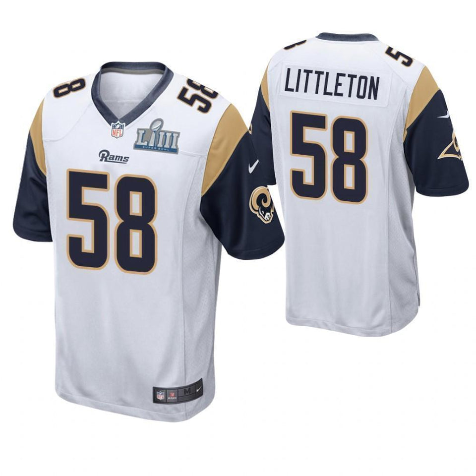 Cory Littleton Los Angeles Rams Super Bowl LIII Game Jersey