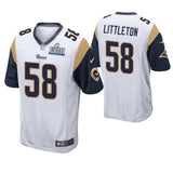 Cory Littleton Los Angeles Rams Super Bowl LIII Game Jersey