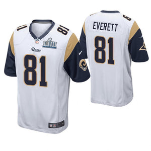 Gerald Everett Los Angeles Rams Super Bowl LIII Game Jersey