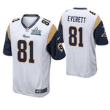 Gerald Everett Los Angeles Rams Super Bowl LIII Game Jersey