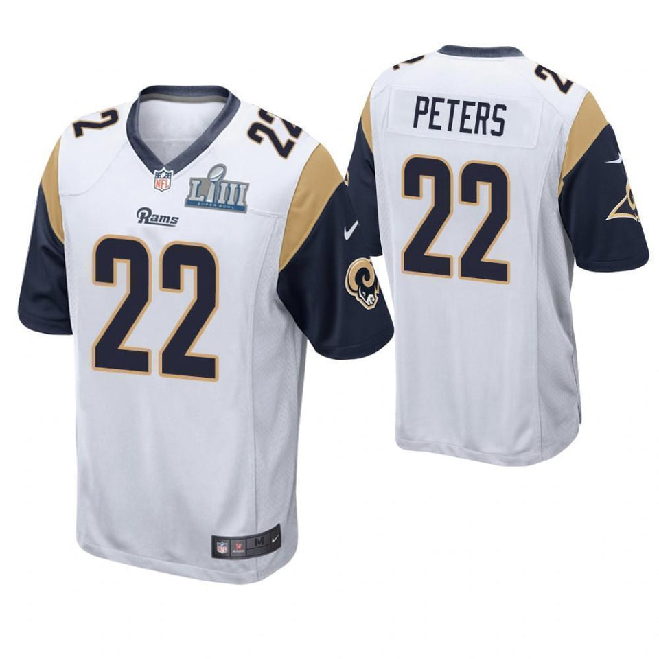 Marcus Peters Los Angeles Rams Super Bowl LIII Game Jersey