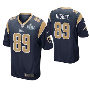 Tyler Higbee Los Angeles Rams Super Bowl LIII Game Jersey