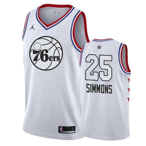 Philadelphia 76ers #25 Ben Simmons 2019 ALL STAR Swingman Jersey