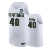 Braden Burke Michigan State Spartans 2019 Final Four Basketball Jersey - White