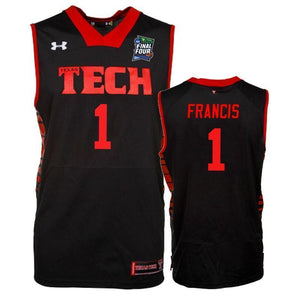 Brandone Francis Texas Tech Red Raiders 2019 Final Four Basketball Jersey - Black