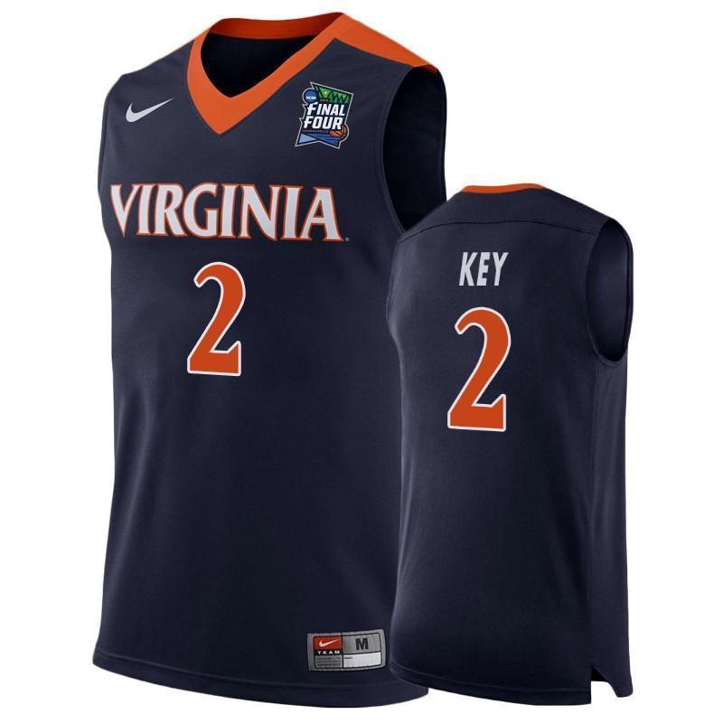 Braxton Key Virginia Cavaliers 2019 Final Four Basketball Jersey - Navy